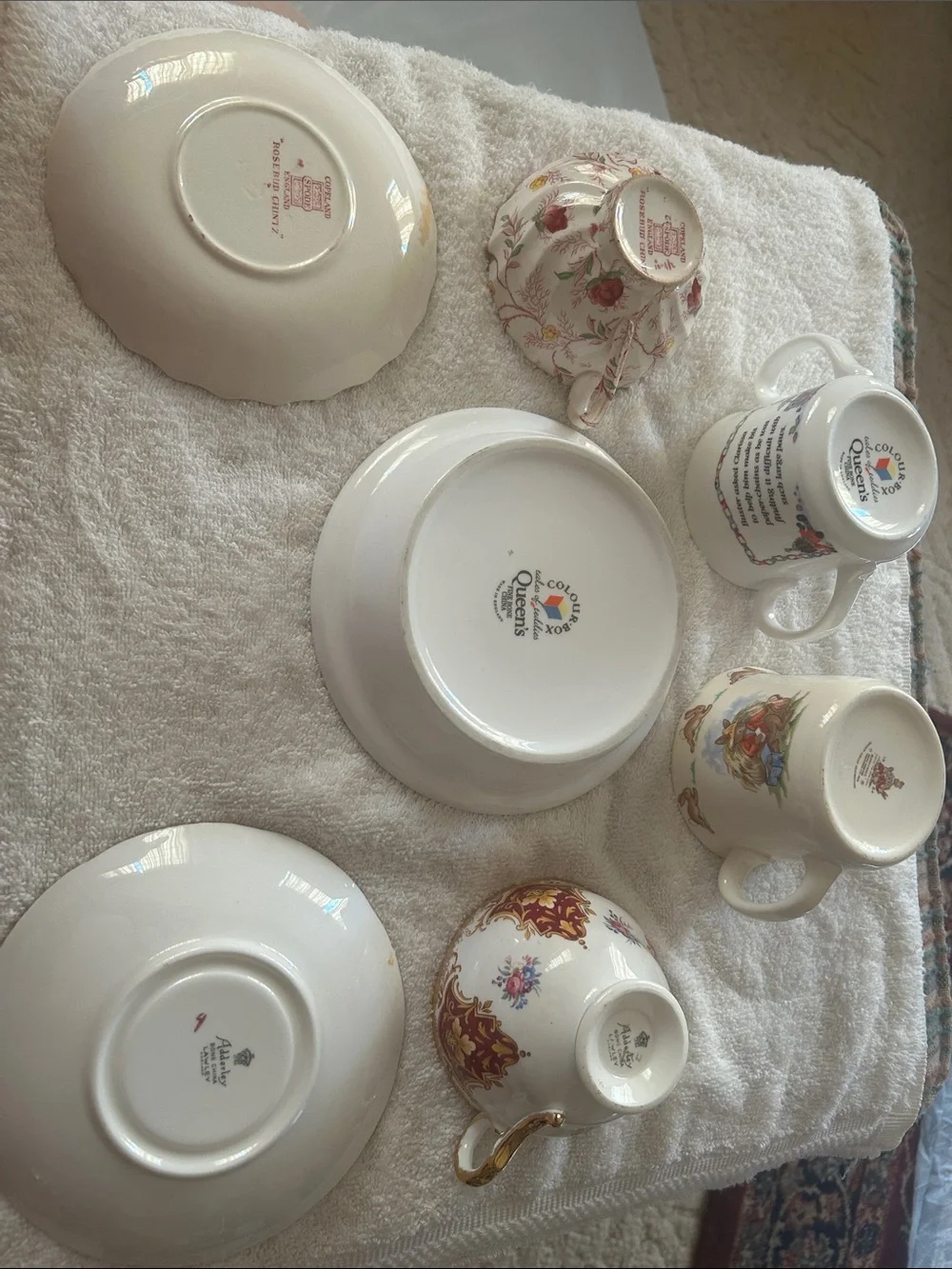 Made in England Tea cups and Saucers